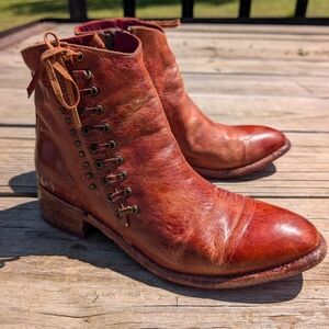 BED|STU Aldina Rustic Leather Boots